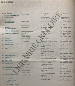 LA QUINZAINE LITTERAIRE-N°11-1 SEPTEMBRE 1966