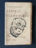 L'ESPRIT DE CLEMENCEAU. GEORGES PIERREDON