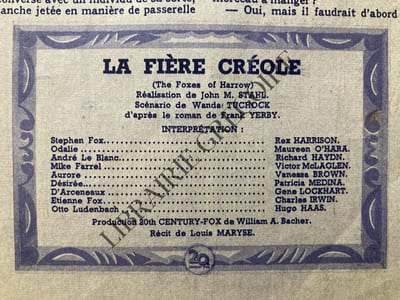 MON FILM-N°141-4 MAI 1949-LA FIERE CREOLE