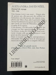 JOURNAL DE VOYAGE-LETTRES A SON MARI- (14 JANVIER 1918-31 DECEMBRE 1940)-DE LA CHINE A L'INDE EN PASSANT PAR LE TIBET