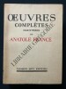 OEUVRES COMPLETES ILLUSTREES-TOME 7-LA VIE LITTERAIRE. ANATOLE FRANCE
