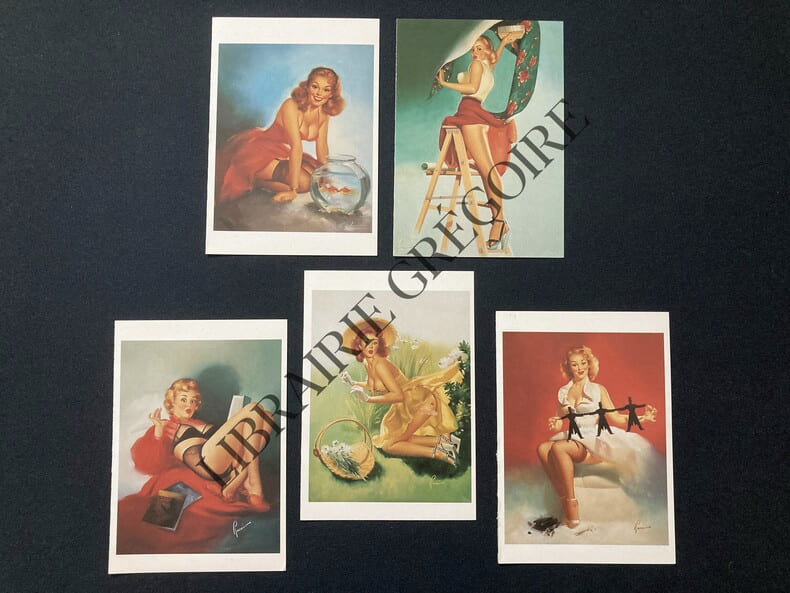 5 CARTES POSTALES. EDWARD RUNCI