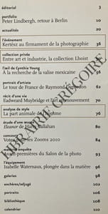 CONNAISSANCE DES ARTS-PHOTO-N°25-SEPTEMBRE ET OCTOBRE 2010