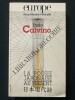 EUROPE-N°815-MARS 1997-ITALO CALVINO-LA POESIE JAPONAISE AU PRESENT. 