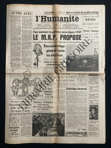 L'HUMANITE-N°3521-JEUDI 29 DECEMBRE 1955