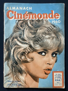 ALMANACH CINEMONDE 1960-BRIGITTE BARDOT