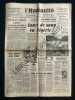 L'HUMANITE-N°3644-MARDI 22 MAI 1956. 
