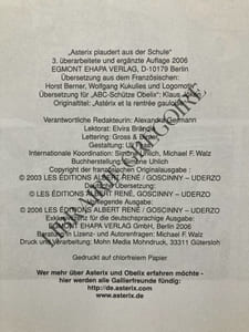 ASTERIX PLAUDERT AUS DER SCHULE