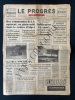 LE PROGRES-N°35474-MARDI 27 FEVRIER 1962. 