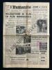 L'HUMANITE-N°3152-SAMEDI 23 OCTOBRE 1954. 
