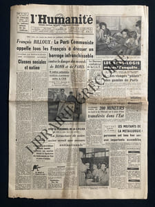 L'HUMANITE-N°2863-JEUDI 19 NOVEMBRE 1953