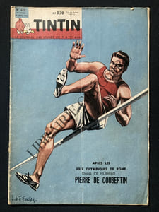 TINTIN-N°623-29 SEPTEMBRE 1960-SAUT EN HAUTEUR