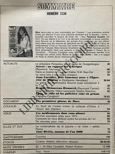 PARIS MATCH-N°1230-2 DECEMBRE 1972-JANE BIRKIN