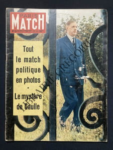 PARIS MATCH-N°157-DU 8 AU 15 MARS 1952-CHARLES DE GAULLE