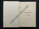 DU VOCABULAIRE A LA PHRASE-COURS PREPARATOIRE ET CLASSES DE 10e ET 9e. F. AUGER-J. DEDIEU