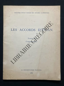 LES ACCORDS D'EVIAN Textes et Commentaires