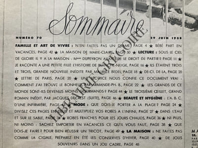 MARIE-CLAIRE-N°70-1 JUILLET 1938