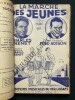 RELIURE 50 PARTITIONS MUSICALES-DONT 33 CHARLES TRENET-3 GEORGES GUETARY-5 MAURICE CHEVALIER. CHARLES TRENET