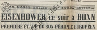 L'HUMANITE-N°4659-MERCREDI 26 AOUT 1959. 