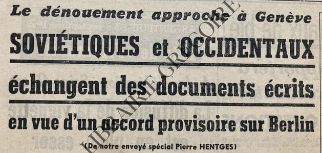 L'HUMANITE-N°4635-MERCREDI 29 JUILLET 1959