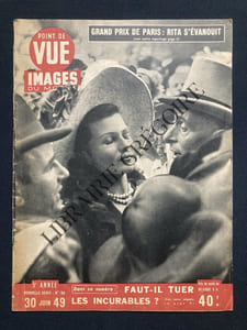 POINT DE VUE IMAGES DU MONDE-NOUVELLE SERIE-N°56-30 JUIN 1949-RITA HAYWORTH