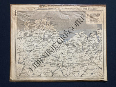 CALENDRIER ALMANACH DES POSTES ET DES TELEGRAPHES-1909