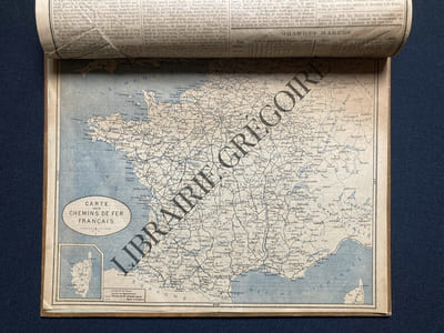CALENDRIER ALMANACH DES POSTES ET DES TELEGRAPHES-1909