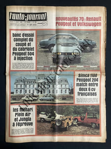 L'AUTO-JOURNAL-N°485-JEUDI 14 AOUT 1969
