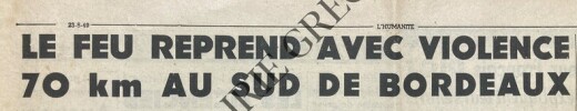 L'HUMANITE-N°1545-MARDI 23 AOUT 1949	. 