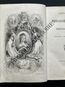 PRINCESSES DE COMEDIE ET DEESSES D'OPERA Portraits, Camées, Profils, Silhouettes