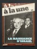 A LA UNE-N°94-LA NAISSANCE D'ISRAEL	. 
