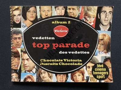 VEDETTEN TOP PARADE DES VEDETTES-ALBUM 2-TEVE-CINEMA-TEENAGERS-SPORT