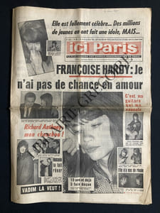 ICI PARIS-N°921-DU 20 AU 26 FEVRIER 1963-FRANCOISE HARDY