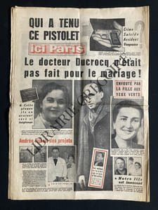 ICI PARIS-N°921-DU 20 AU 26 FEVRIER 1963-FRANCOISE HARDY