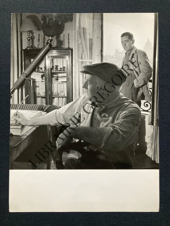 ANDRE DIGNIMONT DANS SON ATELIER ILE SAINT LOUIS	. ROBERT DOISNEAU	