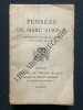 PENSEES	. MARC AURELE	