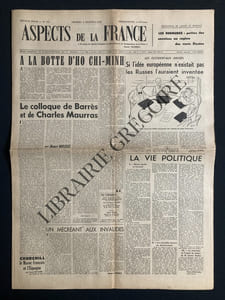ASPECTS DE LA FRANCE-N°273-4 DECEMBRE 1953