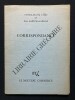 CORRESPONDANCE	. RAINER-MARIA RILKE ET LOU ANDREAS-SALOME	