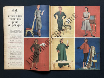 ELLE-N°326-25 FEVRIER 1952-NUMERO SPECIAL DES ARTS MENAGERS