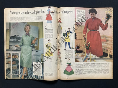 ELLE-N°326-25 FEVRIER 1952-NUMERO SPECIAL DES ARTS MENAGERS