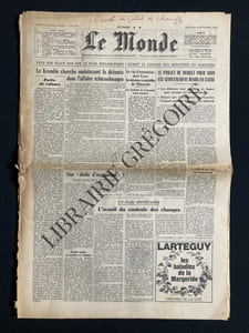 LE MONDE-N°7353-MERCREDI 4 SEPTEMBRE 1968