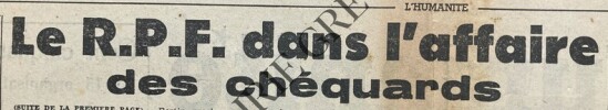 L'HUMANITE-N°1700-MARDI 21 FEVRIER 1950	. 