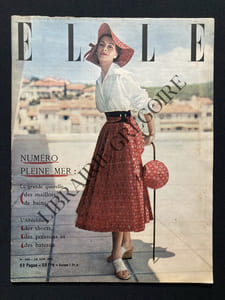 ELLE-N°343-23 JUIN 1952-NUMERO PLEINE MER