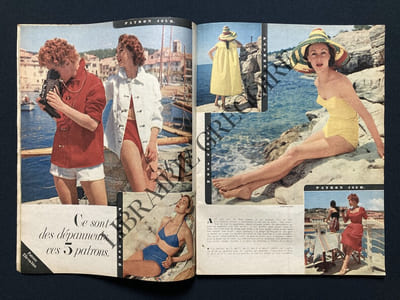 ELLE-N°343-23 JUIN 1952-NUMERO PLEINE MER