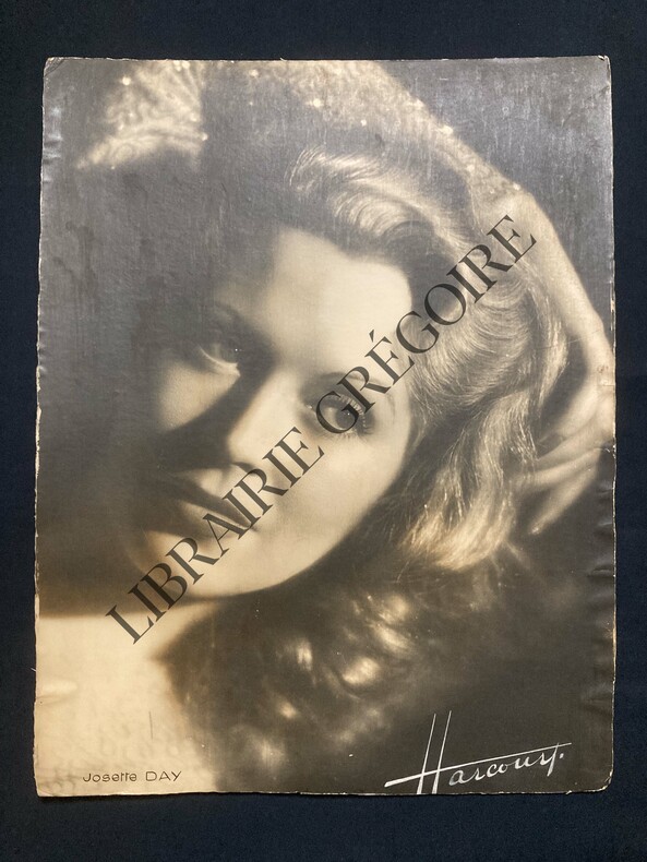 JOSETTE DAY-PHOTOGRAPHIE HARCOURT-49,5 CM X 64,3 CM	. HARCOURT-JOSETTE DAY	