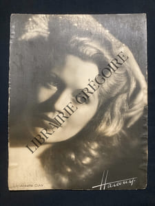 JOSETTE DAY-PHOTOGRAPHIE HARCOURT-49,5 CM X 64,3 CM