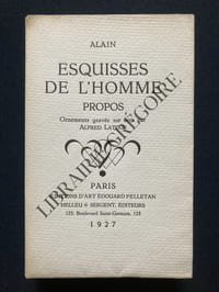 ESQUISSES DE L'HOMME Propos	