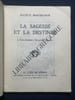 LA SAGESSE ET LA DESTINEE	. MAURICE MAETERLINCK	