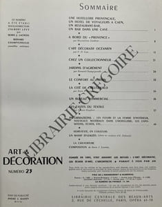 ART ET DECORATION-N°23-JUILLET-AOUT 1951