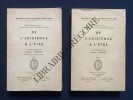 DE L'EXISTENCE A L'ETRE La Philosophie de Gabriel Marcel 2 tomes	. ROGER TROISFONTAINES	